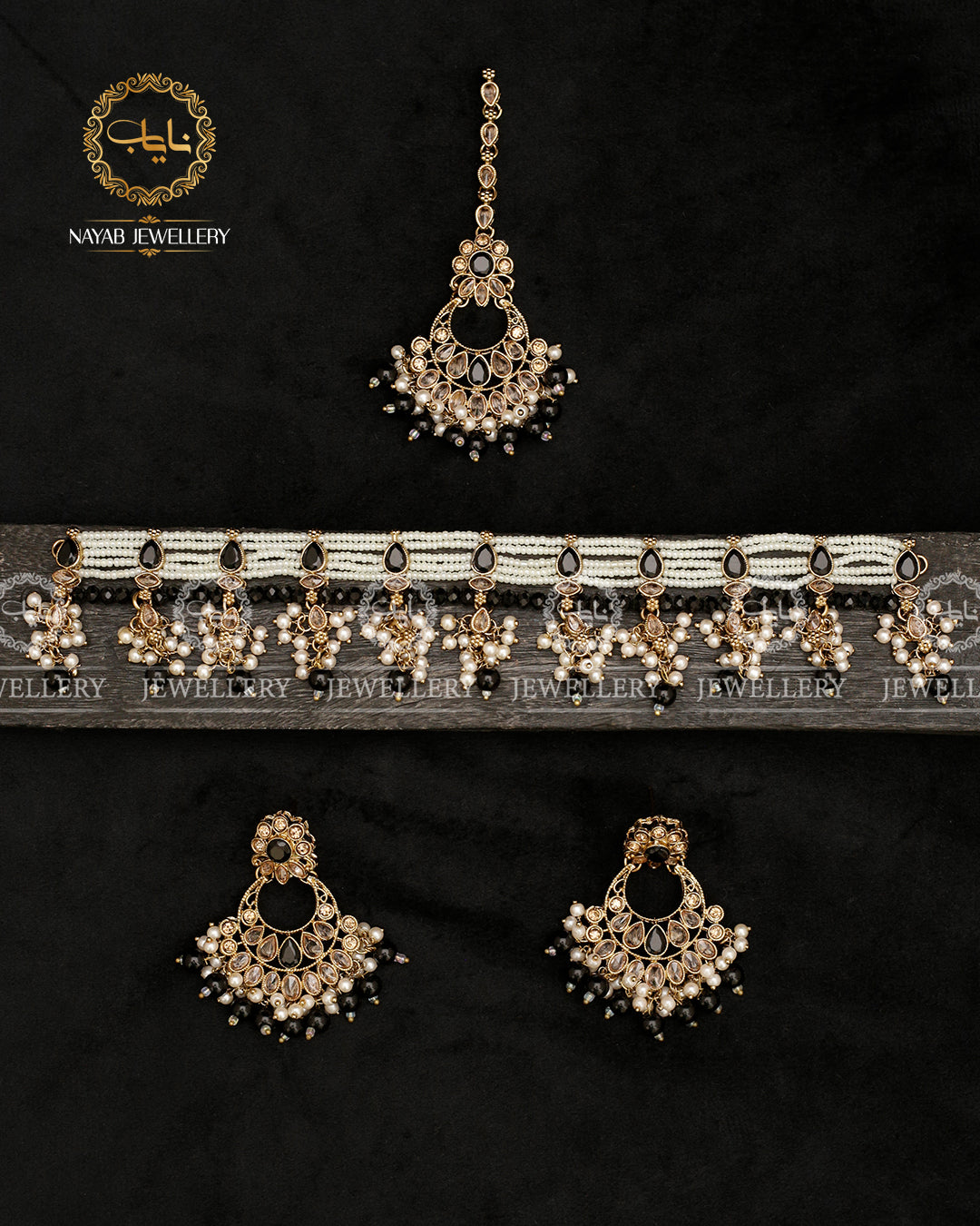 Reverse AD Zirconia Guluband set N-1038