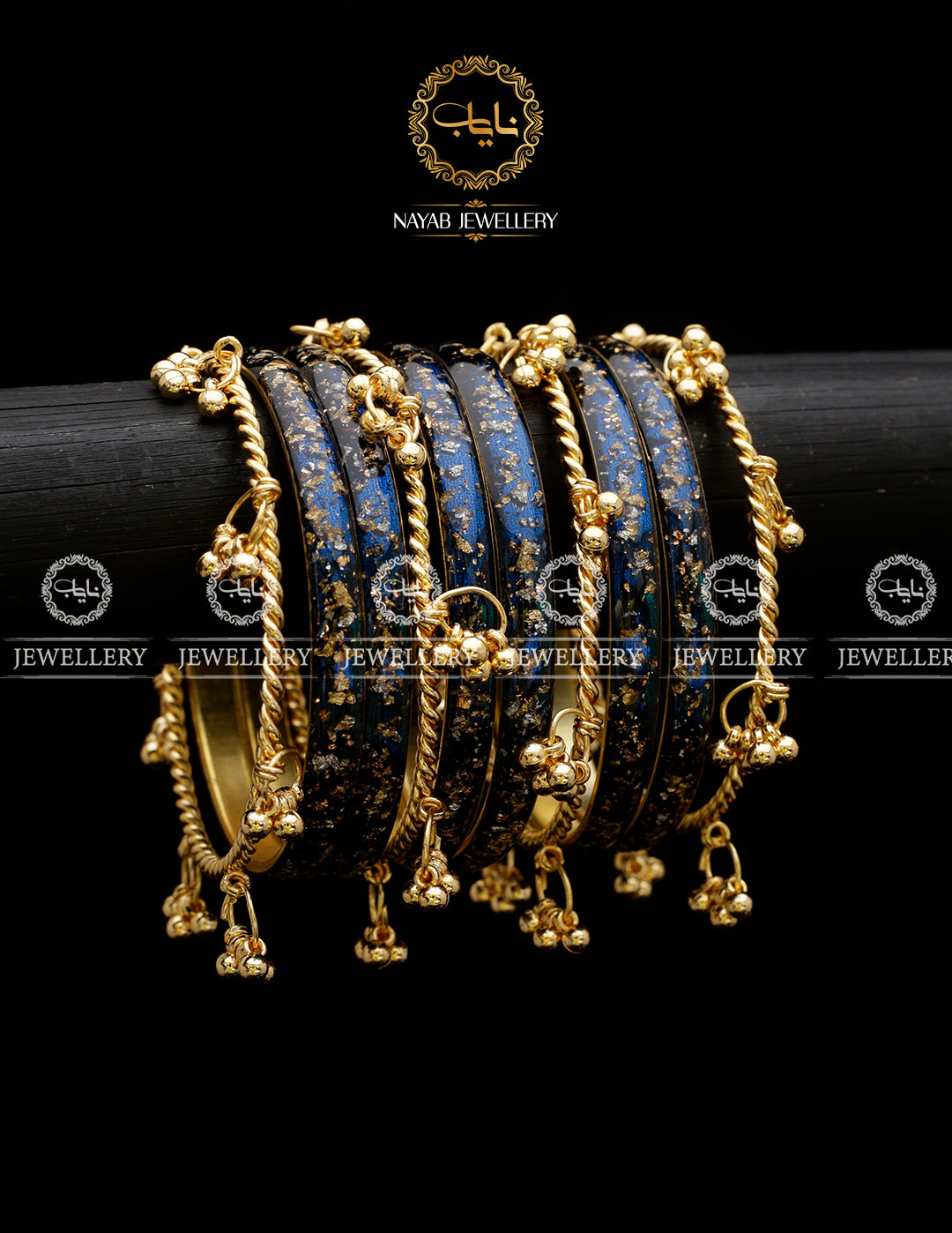 Viral Kashmiri Resin 10 pcs Bangles set BL-5062