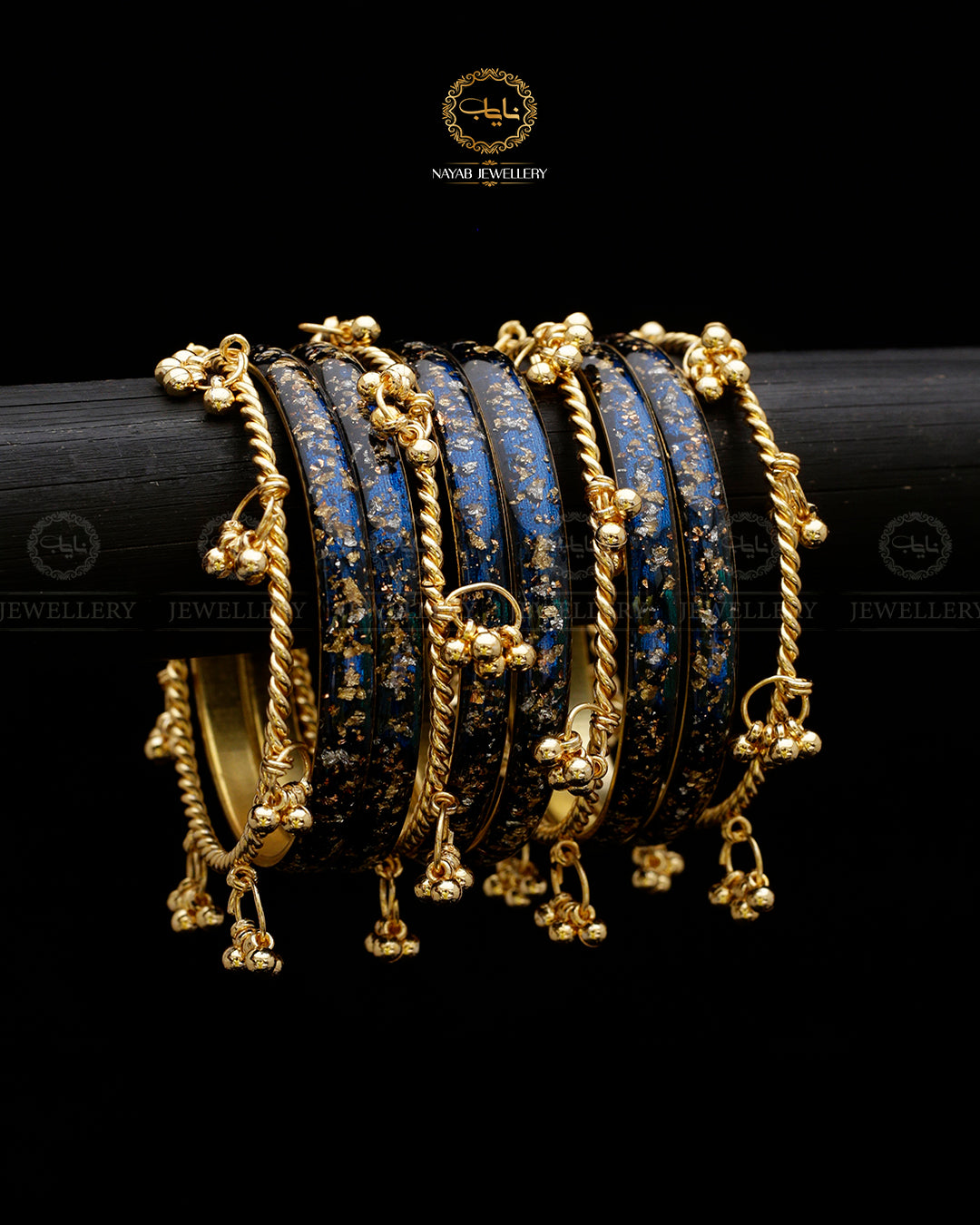 Viral Kashmiri Resin 10 pcs Bangles set BL-5062