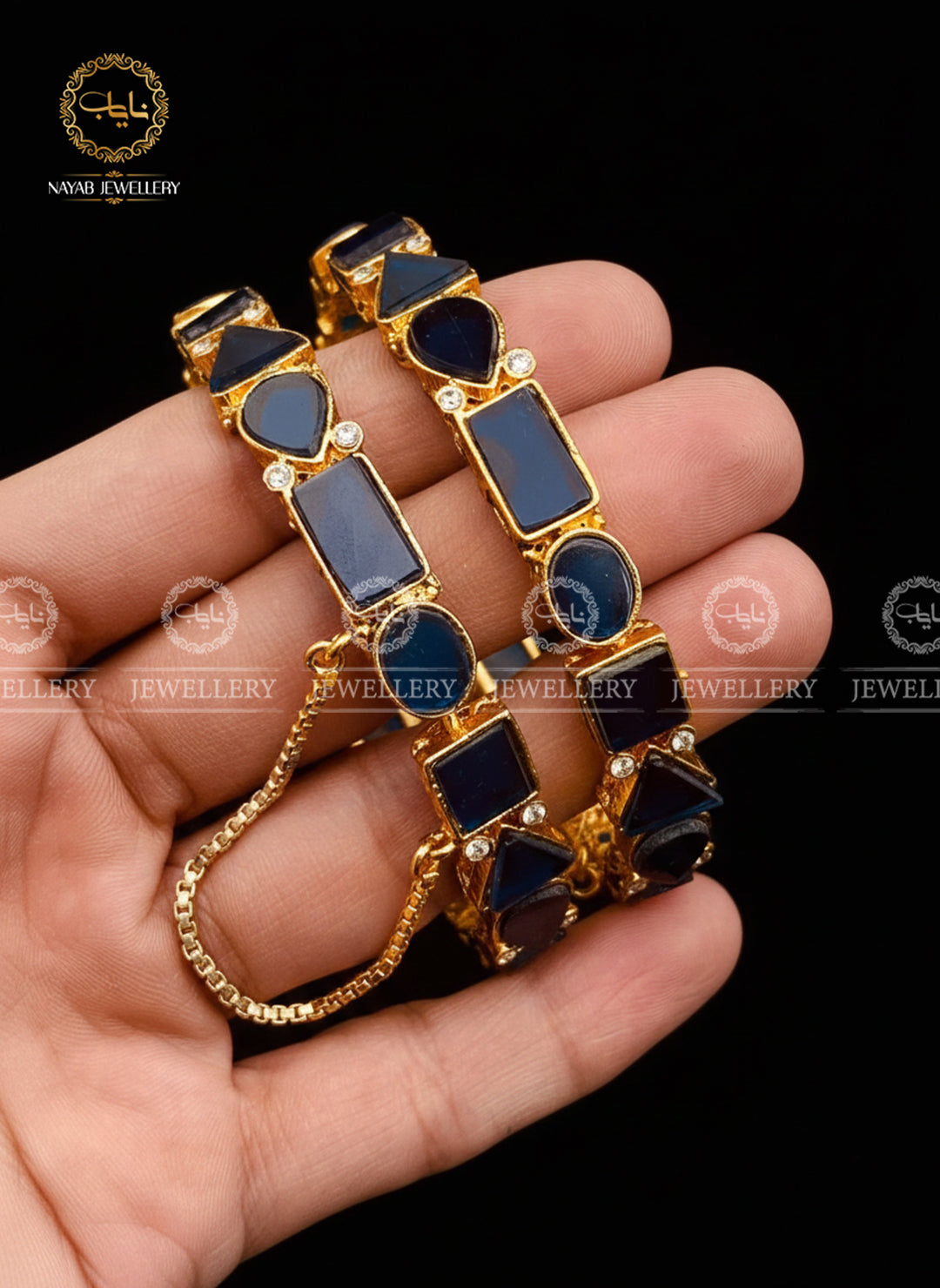 Egyptian openable Bangles (pair) BL-5039