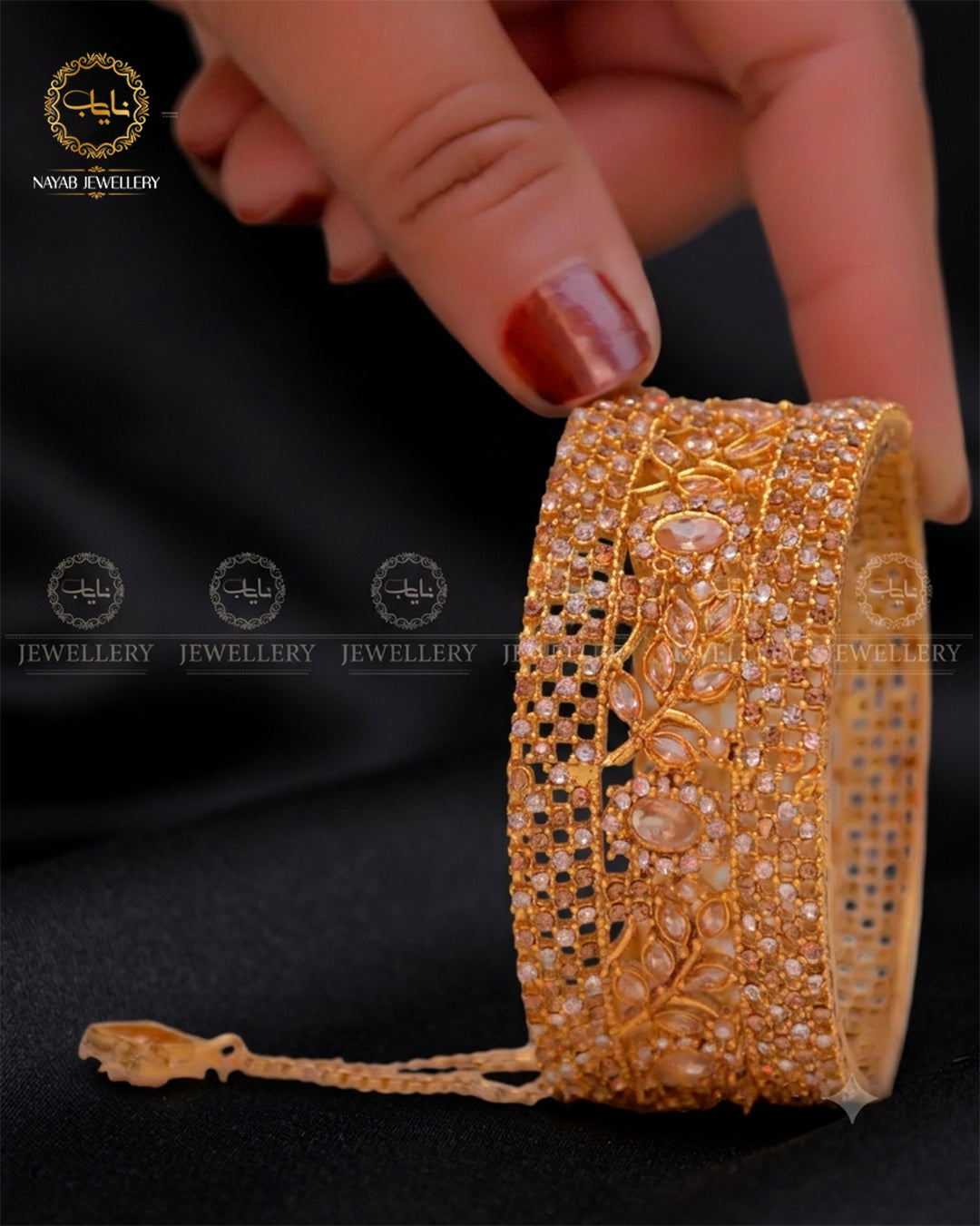 Zarcon openable Bangles set (Pair) NJ-1635