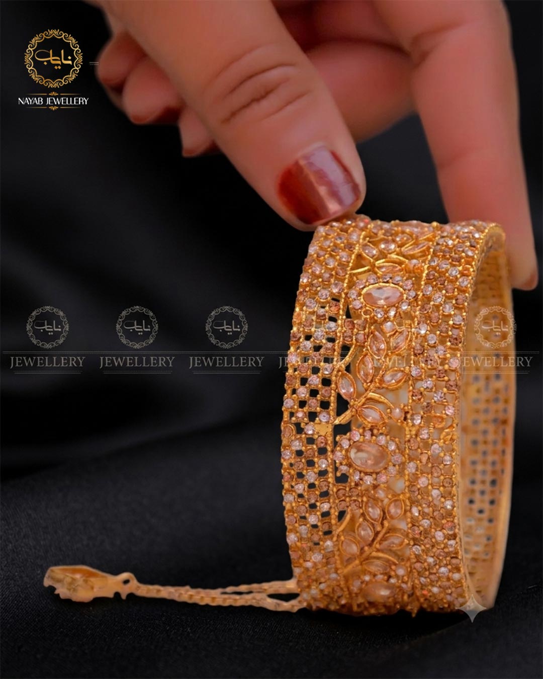 Zarcon openable Bangles set (Pair) NJ-1635