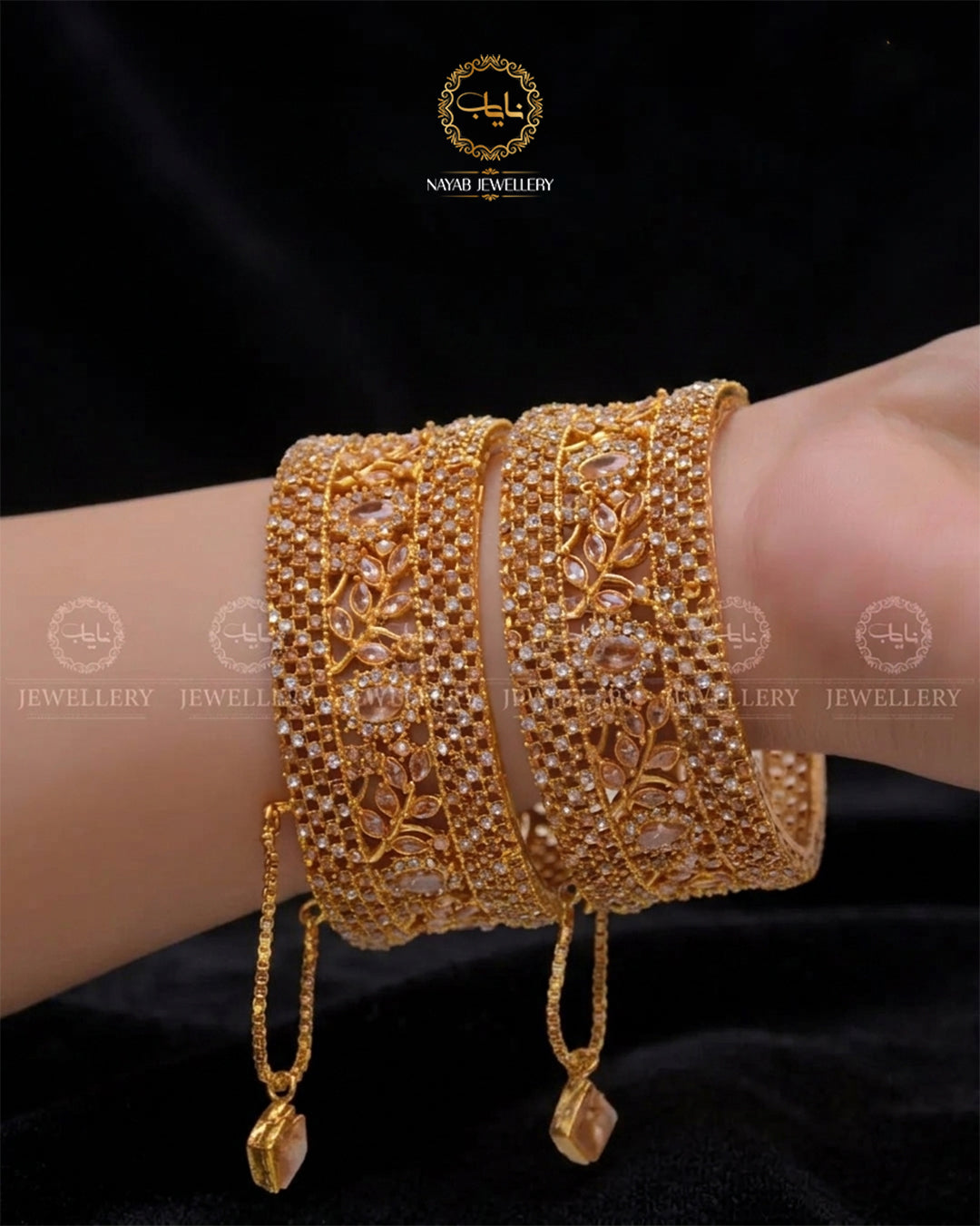 Zarcon openable Bangles set (Pair) NJ-1635
