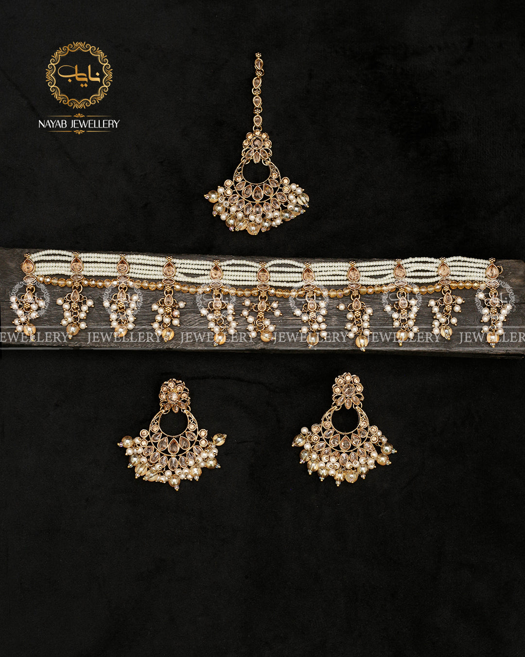 Reverse AD Zirconia Guluband set N-1038