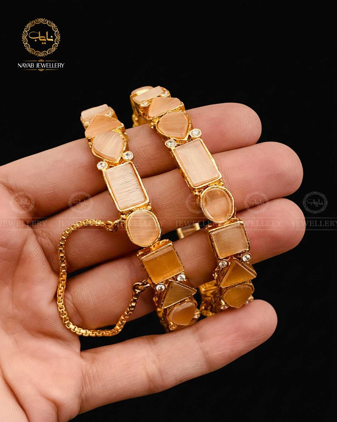 Egyptian openable Bangles (pair) BL-5039