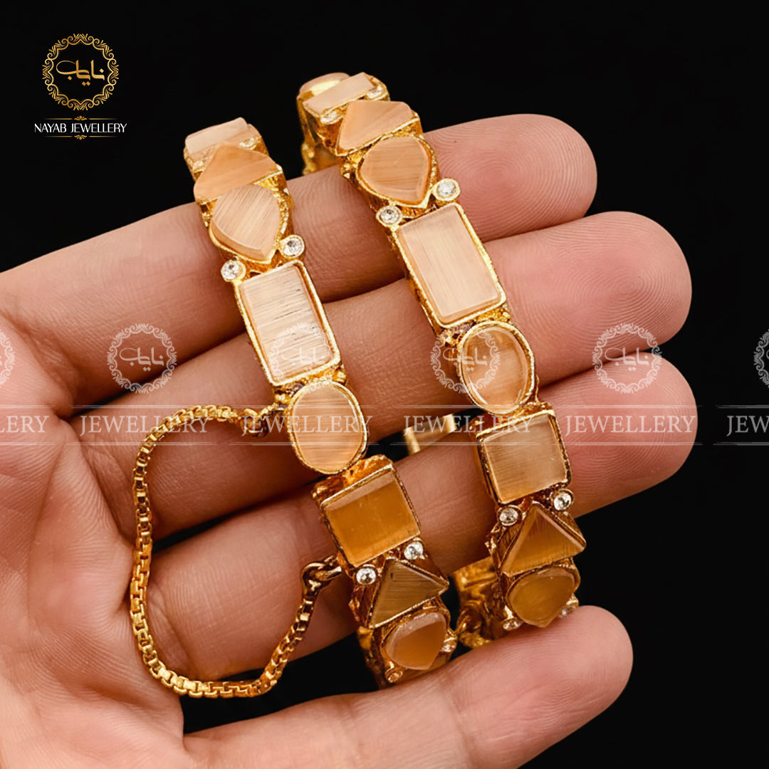 Egyptian openable Bangles (pair) BL-5039