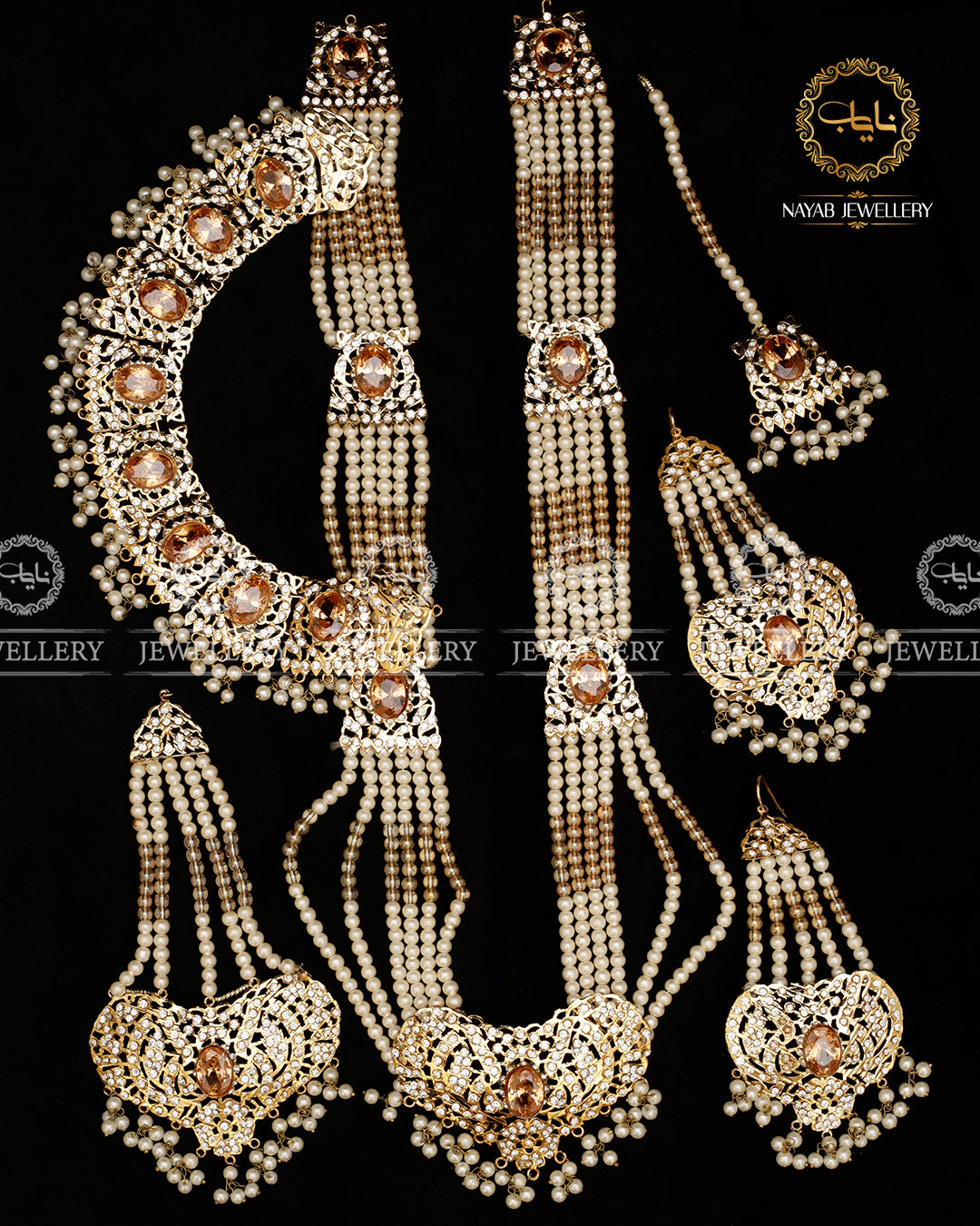 Hyedrabadi Bridal set BR-8006