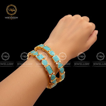 Egyptian openable Bangles (pair) BL-5039