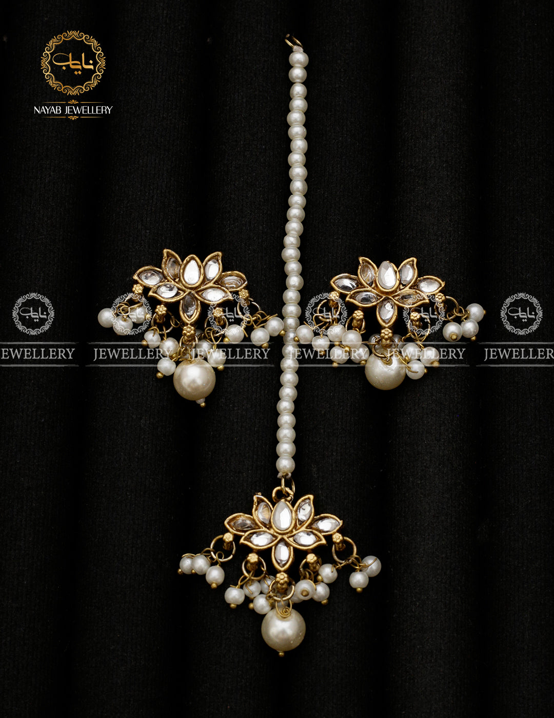 Kundan small size Earrings Tika E-3046