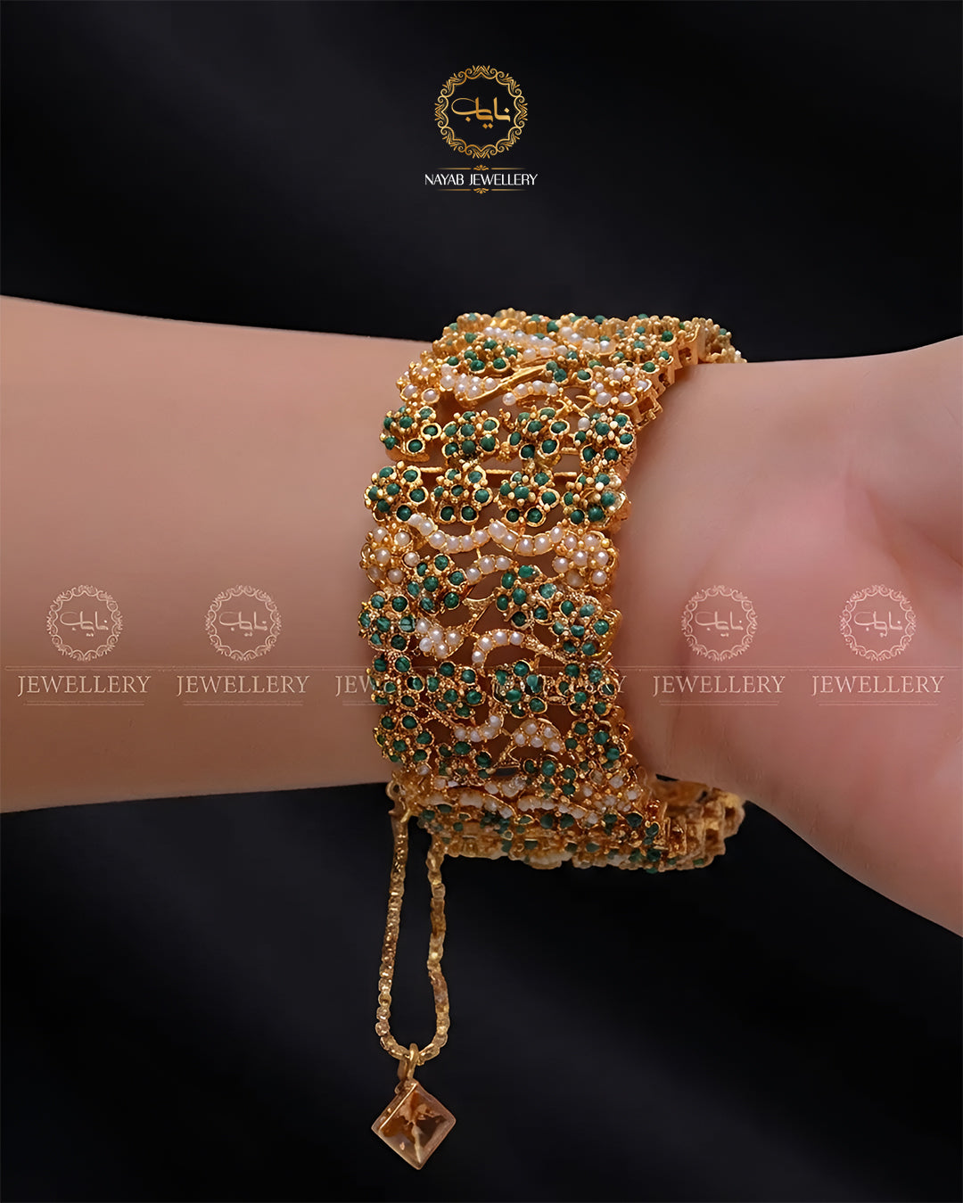 Saba Hand made Noratan openable Kangan (Each) NJ-1648