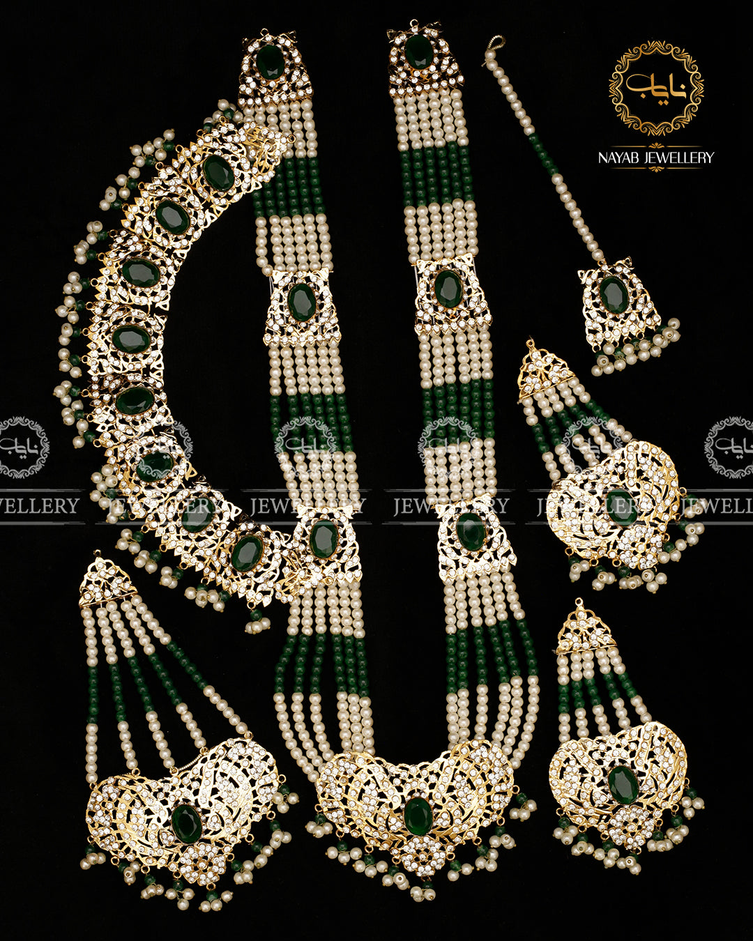 Hyedrabadi Bridal set BR-8006