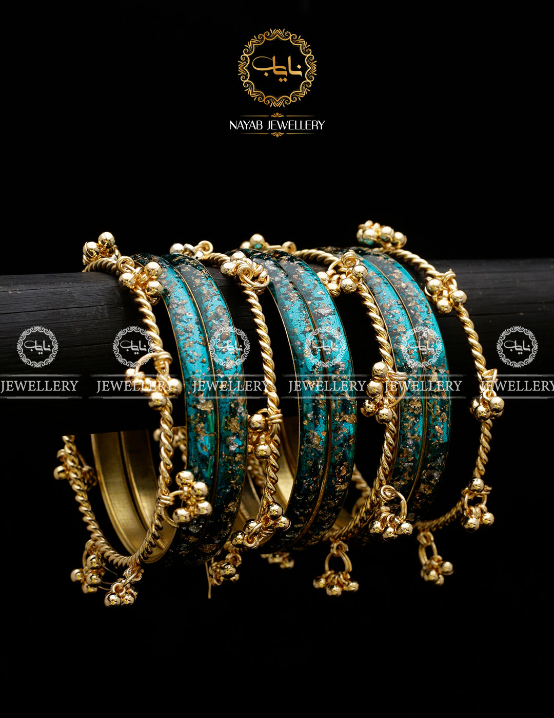 Viral Kashmiri Resin 10 pcs Bangles set BL-5062