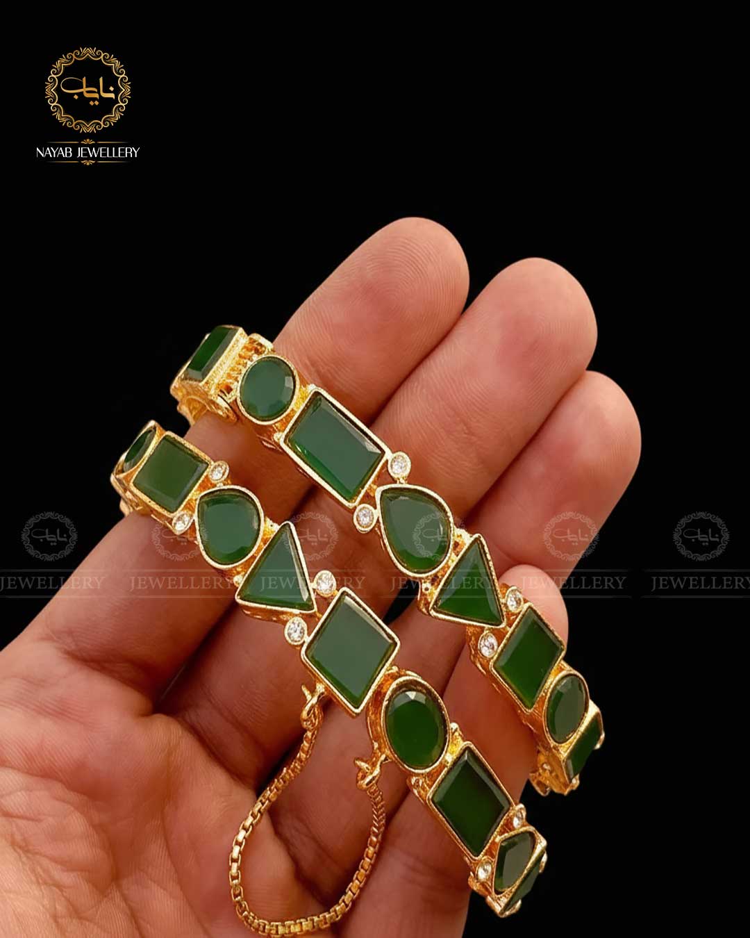 Egyptian openable Bangles (pair) BL-5039