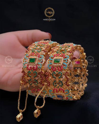 Noratan Openable Bangles NJ-1633 (pair)