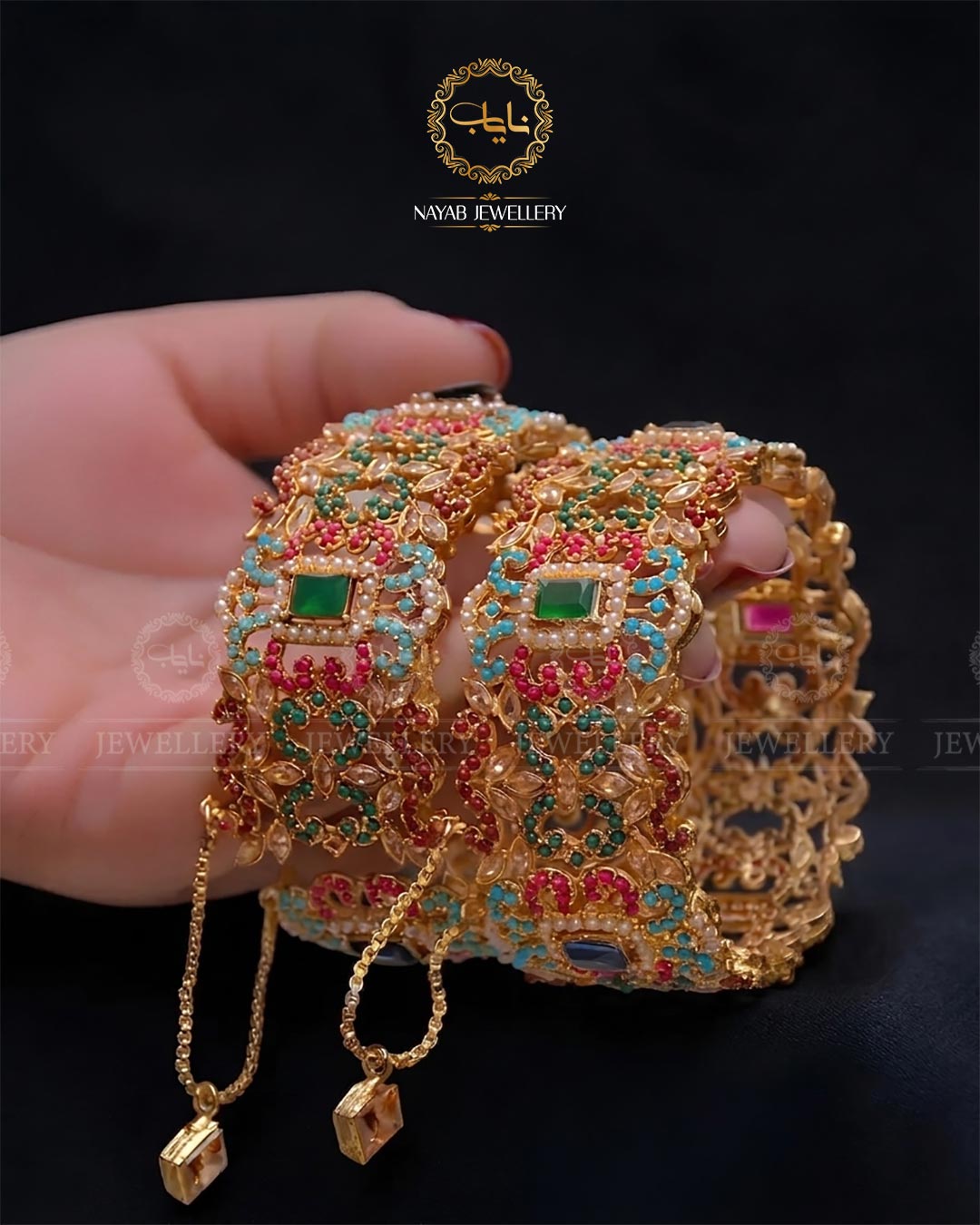Noratan Openable Bangles NJ-1633 (pair)