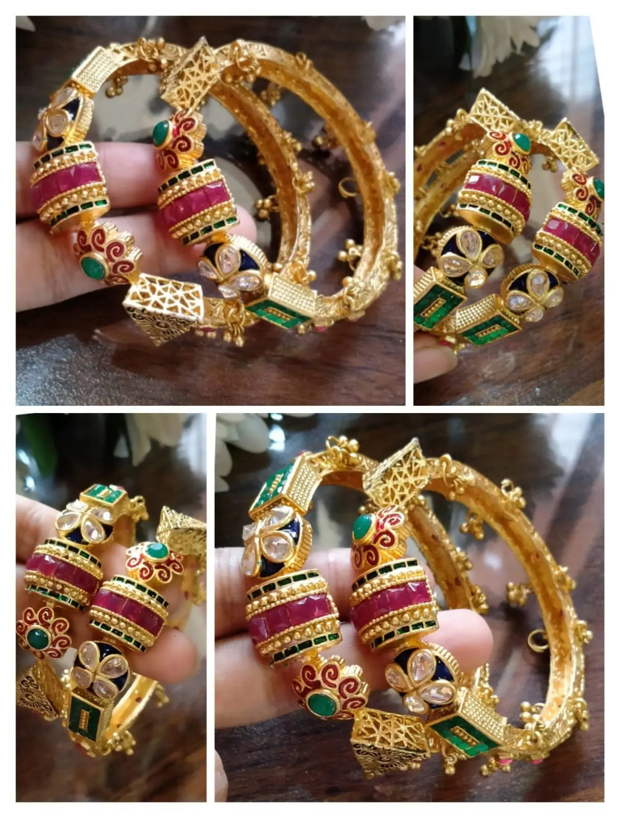 indian braas bangles ( pair) -1989 Nayab Jewellery