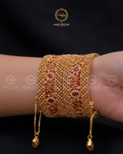 Zarcon openable Bangles set (Pair) NJ-1635