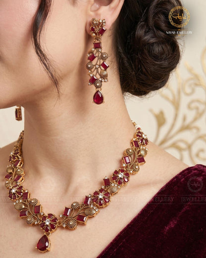 Turkish Necklace Set NJ-1528-G