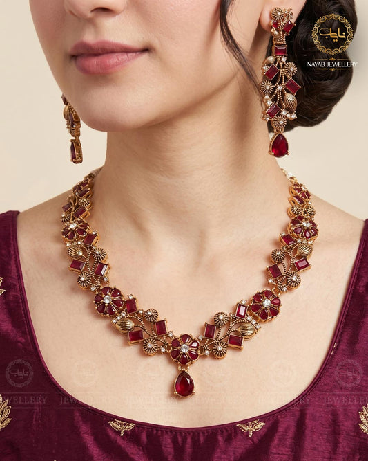Turkish Necklace Set NJ-1528-G