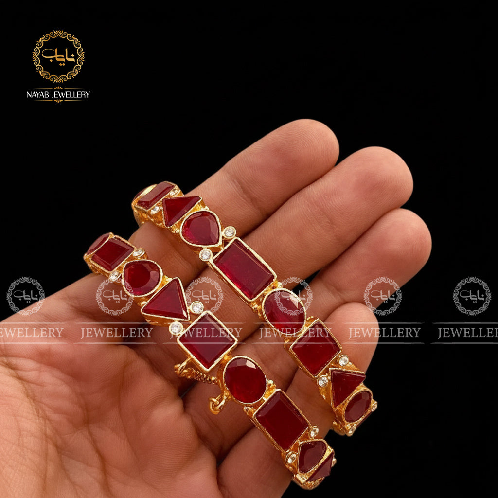 Egyptian openable Bangles (pair) BL-5039