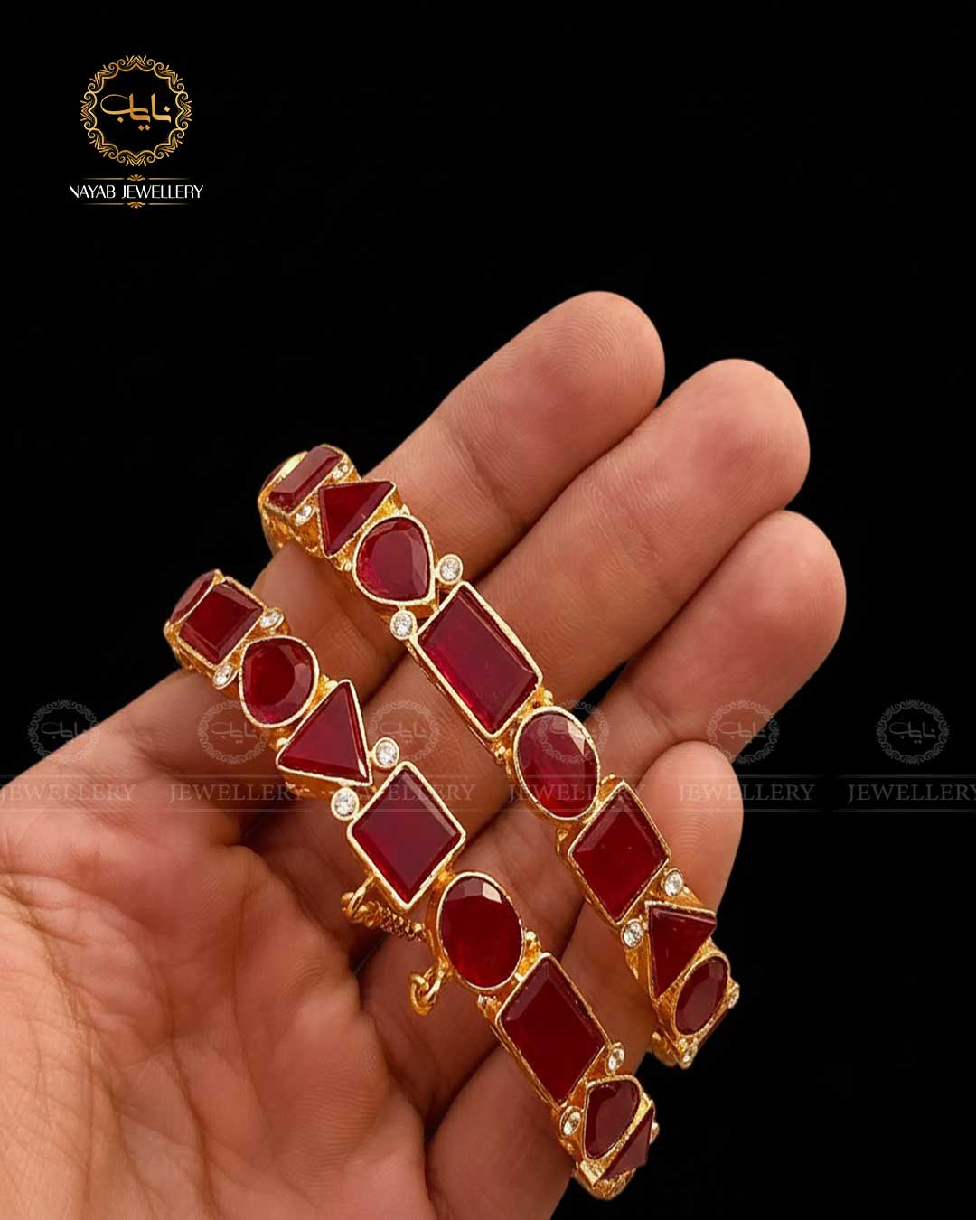 Egyptian openable Bangles (pair) BL-5039