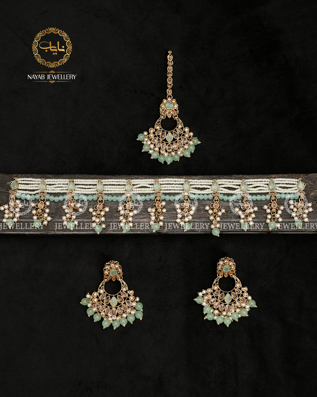 Reverse AD Zirconia Guluband set N-1038