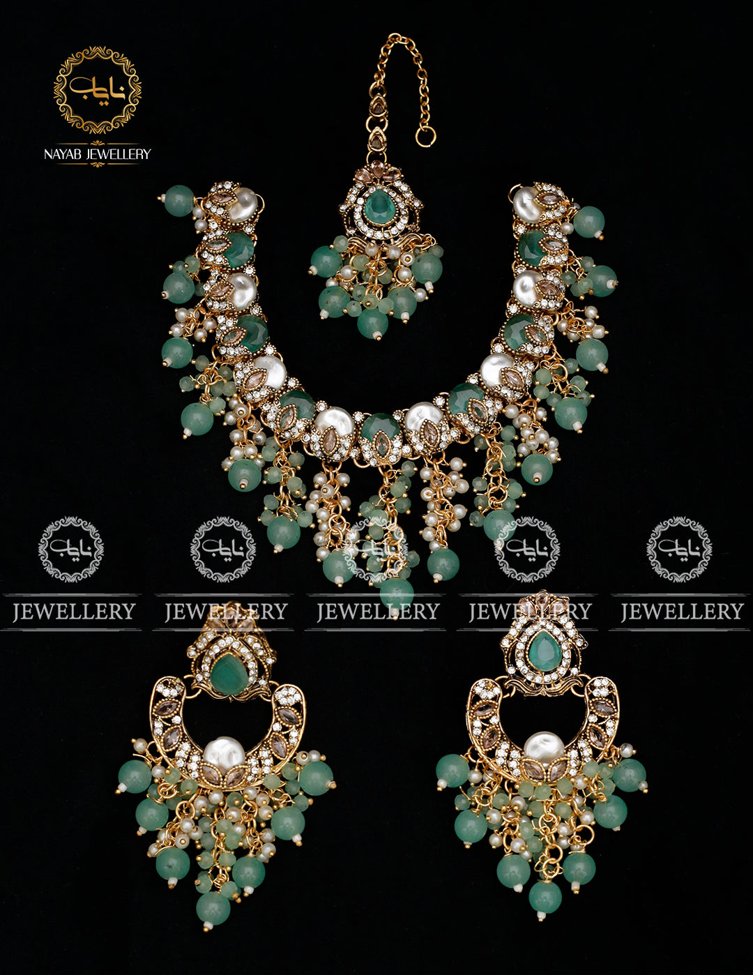 Turkish Mother Pearl Necklace N-1041