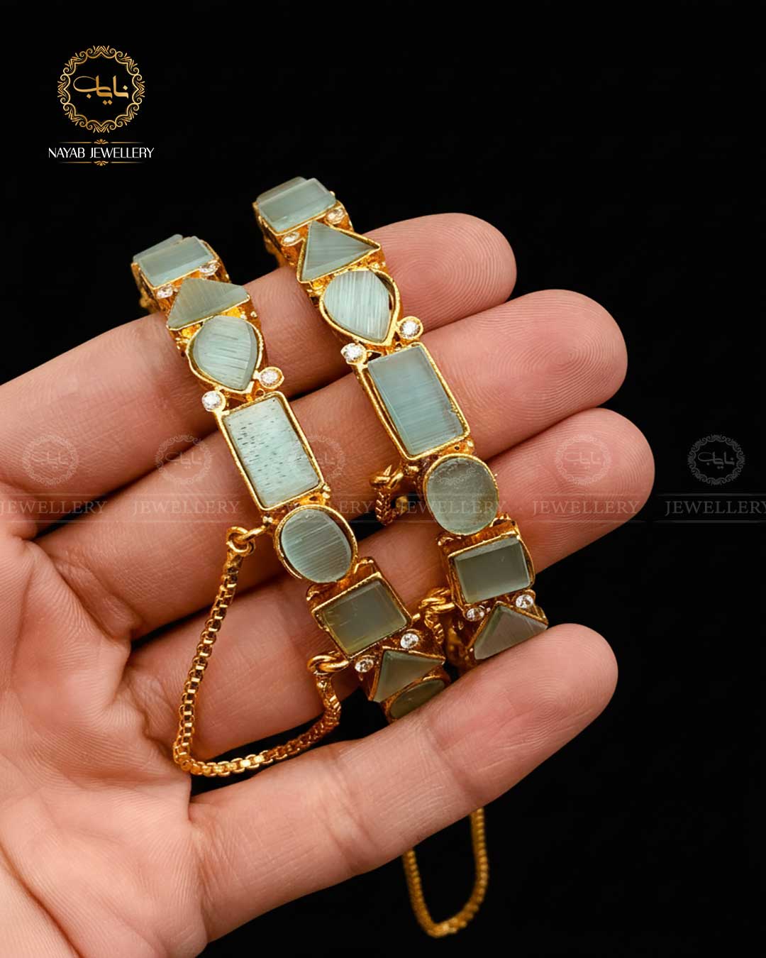 Egyptian openable Bangles (pair) BL-5039