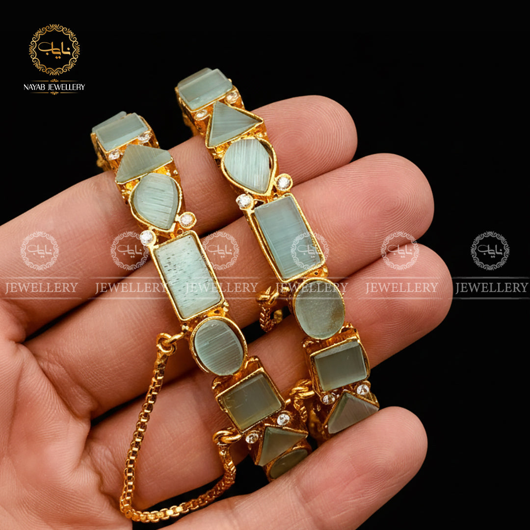 Egyptian openable Bangles (pair) BL-5039