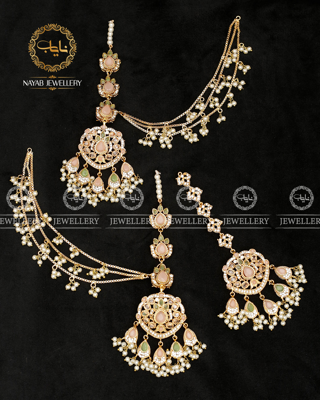 Zirconia Earrings Tika set  E-3034