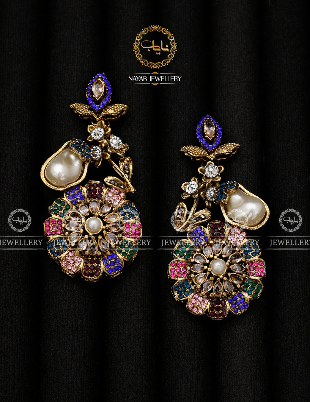 Turkish Flower Earrings-2943