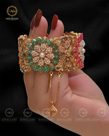 Fiza Hand made Noratan Openable Kangan (Each) NJ-1628