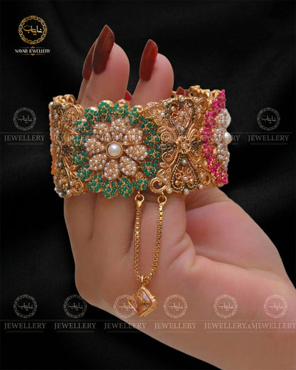 Fiza Hand made Noratan Openable Kangan (Each) NJ-1628