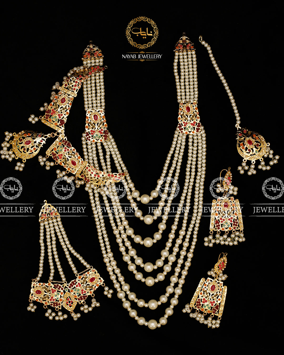 Hyedrabadi Bridal set BR-8008