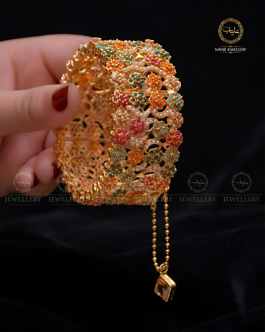 Saba Hand made Noratan openable Kangan (Each) NJ-1648