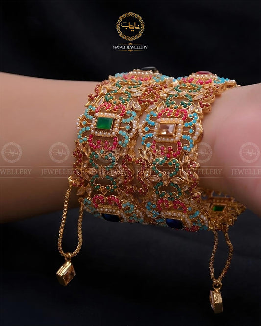 Noratan Openable Bangles NJ-1633 (pair)