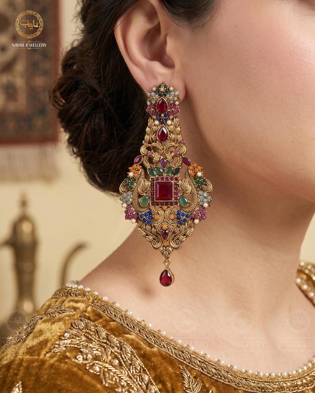 Egyptian Earrings  NJ-1419