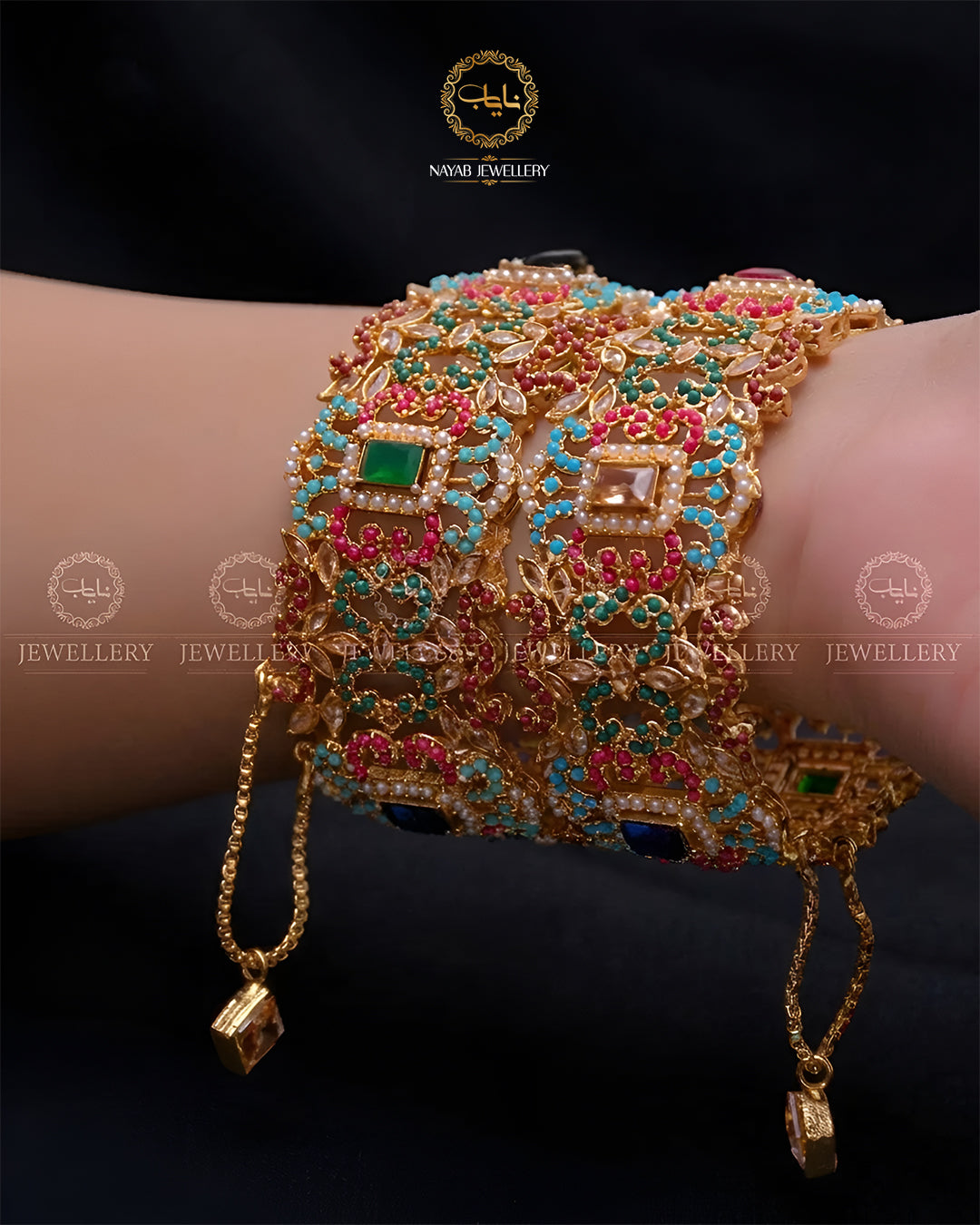 Noratan Openable Bangles NJ-1633 (pair)
