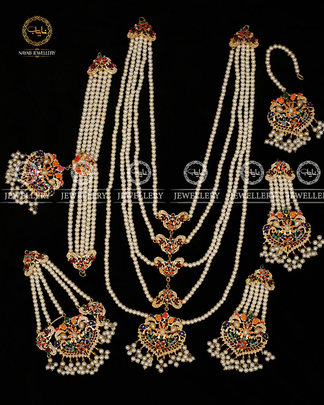 Hyedrabadi Bridal set BR-8009