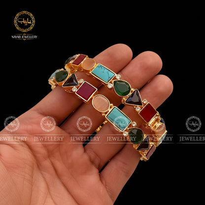 Egyptian openable Bangles (pair) BL-5039