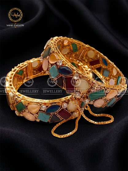 Egyptian Openable Bangles (pair) BL-521