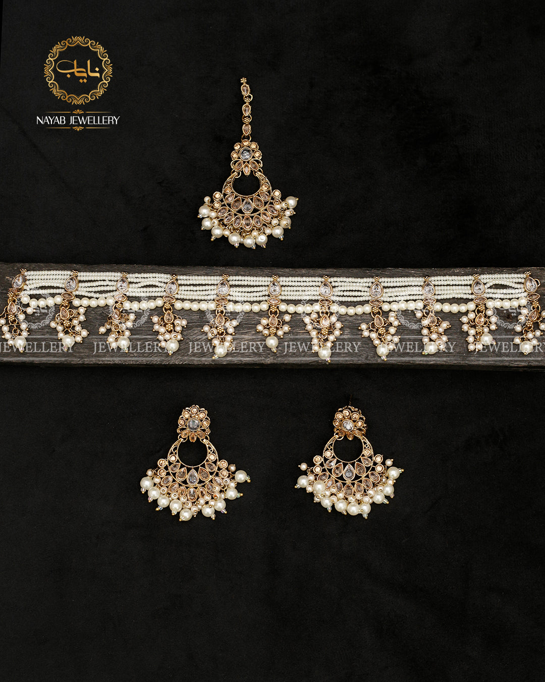 Reverse AD Zirconia Guluband set N-1038