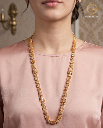 Light Weight Fancy Egyptian Mala (Without Earrings)  NJ-1165