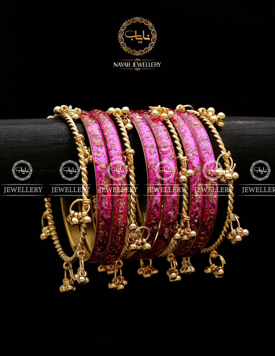 Viral Kashmiri Resin 10 pcs Bangles set BL-5062