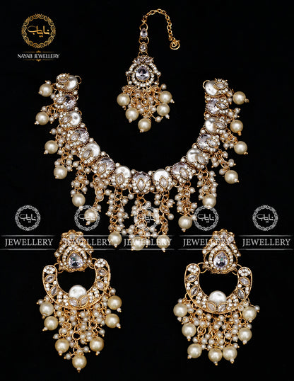 Turkish Mother Pearl Necklace N-1041