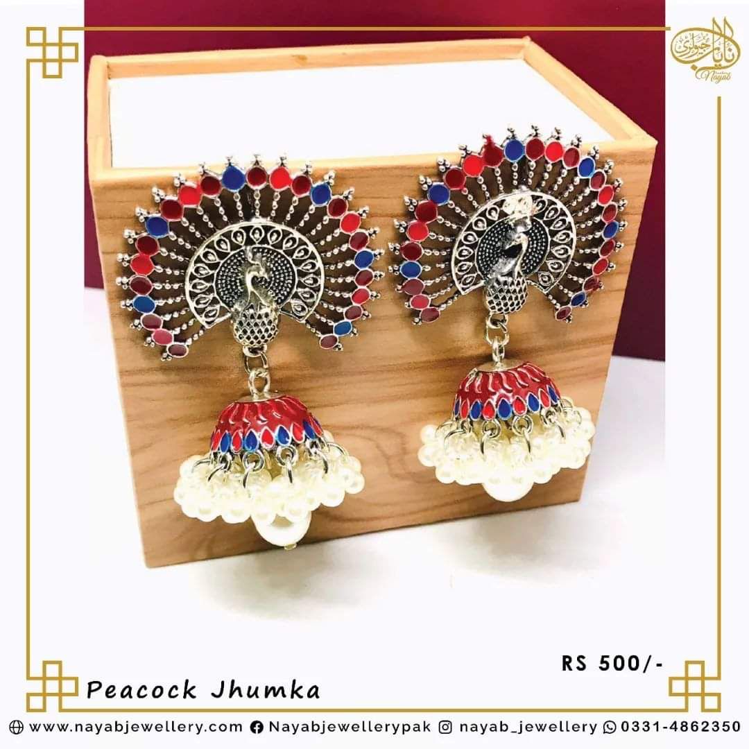Peacock Jhumka