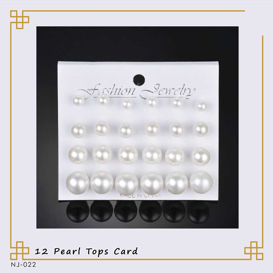 12 Pearl Tops Card